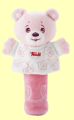 Baby B�r Quietsche rosa 18cm Trudi 28019 - Normalbild