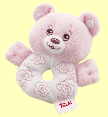 Baby B�r Rassel rosa 12cm Trudi 28044 - Normalbild