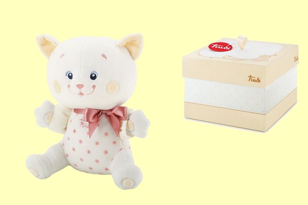 Baby K�tzchen mit Rassel 19cm Trudi 28401 - Normalbild