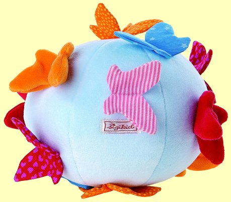 Farfally Stoffball Schmetterlinge mit Rassel Sigikid 49922 15cm - Normalbild
