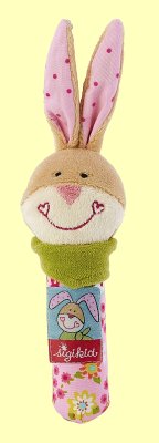 Bungee Bunny Hase Stabrassel 15cm Sigikid 40106 - Normalbild