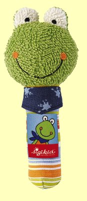 Fortis Frog Frosch Stabrassel 16cm Sigikid 48892 - Normalbild