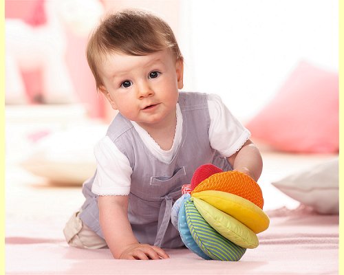 Stoffball Regenbogen Haba 3672 ab 6 Monate - Normalbild