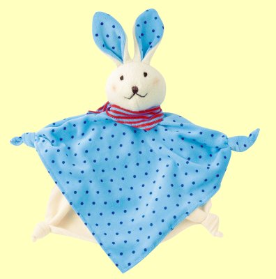 Schmusetuch Hase hellblau Organic K�the Kruse 89065 - Normalbild