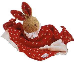 Schmusetuch Hase rot K�the Kruse 74263 - Normalbild