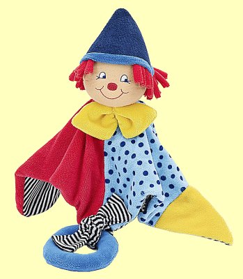 Clown Beppo Schmusetuch Sterntaler 37026 - Normalbild