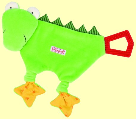 Aktiv-Schmusetuch Beissring Kroko Baby Basic Sigikid 49176 - Normalbild