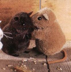 Maus hellbraun Pl�schtier K�sen 2731 - Normalbild