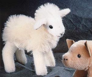 Lamm Mini Lamm weiss Pl�schtier K�sen 4350 - Normalbild