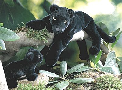Panther liegend Nalini Pl�schtier K�sen 4530 - Normalbild