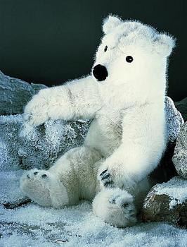 Eisb�r sitzend Lasse Pl�schtier K�sen 4740 - Normalbild