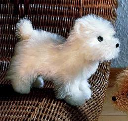 Westie Fiffi Pl�schtier Mohair K�sen 4650 - Normalbild