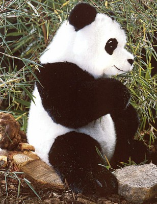Panda gro� aufrecht Shaanxi Pl�schtier K�sen 3460 - Normalbild