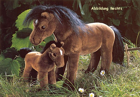 Pferd braun Pl�schtier K�sen 3340 - Normalbild