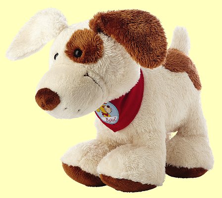 Fuffi Wuff Hund ecru stehend 30cm Sigikid 38030 - Normalbild