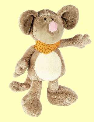 Bombini Maus Schlenkerfigur mittel 35cm Sigikid 38168 - Normalbild