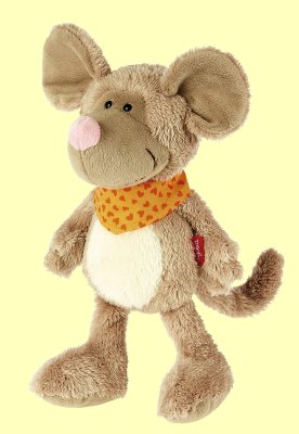 Bombini Maus Schlenkerfigur klein 25cm Sigikid 38169 - Normalbild