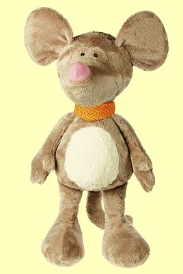 Bombini Maus Schlenkerfigur XXL 80cm Sigikid 38185 - Normalbild