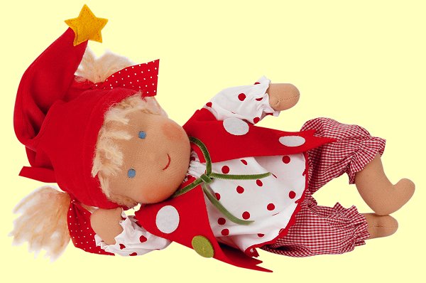 Waldorfpuppe Baby Kassiopeia 30cm K�the Kruse 38314 - Normalbild