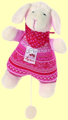 Schnuggi Schaf Spieluhr klein Sigikid 48168 23cm - Normalbild