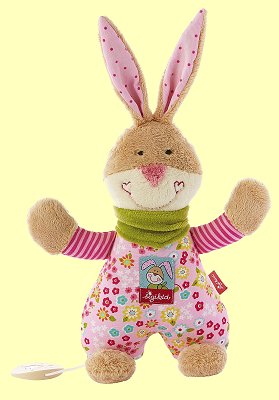 Bungee Bunny Hase Spieluhr 23cm Sigikid 40109 - Normalbild