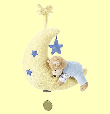 B�r Billy Spieluhr mit Mond 22cm Sterntaler 64116 - Normalbild