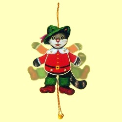 Hampelfigur gestiefelter Kater - Normalbild