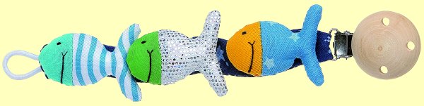 Schnullerkette Fische Sigikid 49939 18cm - Normalbild