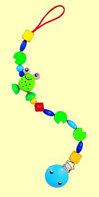 Schnullerkette Collini Frosch Selecta 1383  - Normalbild