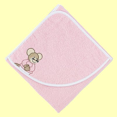Maus Milly Kapuzenbadetuch 80x80 Sterntaler 16107 - Normalbild