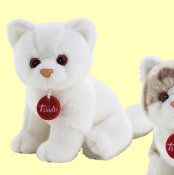 Classic Katze Brad wei� 24cm Trudi 20871 - Normalbild