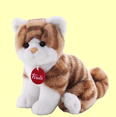 Classic Katze Brad wei�/rot 24cm Trudi 20861 - Normalbild