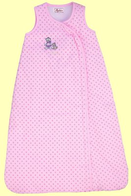 Baby Bear Girls rosa Schlafsack wattiert - Normalbild
