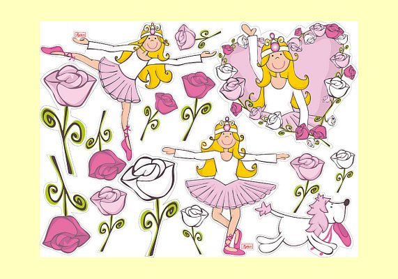 Ballettine Wandsticker Sigikid 23614 - Normalbild
