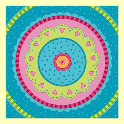 Teppich Blumentraum Haba 8096 - Normalbild