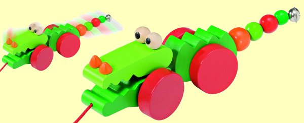 Nachzieh-Krokodil Crocolo Selecta 1623 - Normalbild