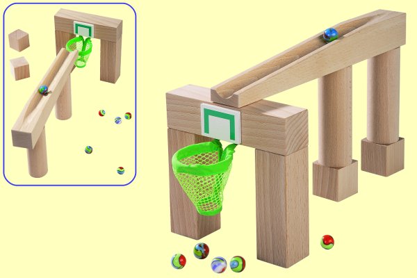 Kugelbahn Bausatz Zusatzpack Basketballkorb Haba 3543 - Normalbild