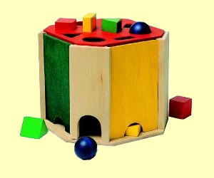 Quatrino Selecta 1502 Steckspiel mit Kugelbahn - Normalbild