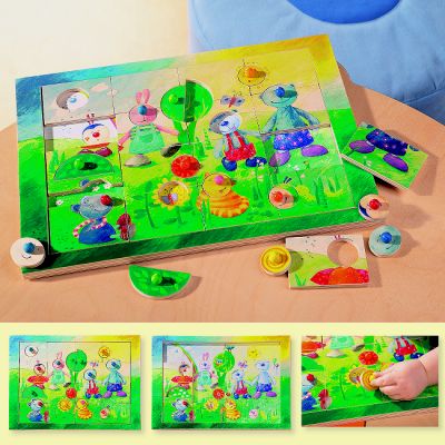 Greifpuzzle Tierkinder Haba 1951 ab 2 Jahre - Normalbild