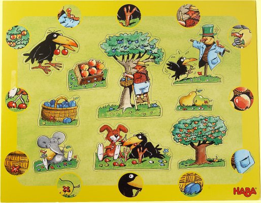 Entdeckerpuzzle Obstgarten Haba 3908 ab 3 Jahre 10 Teile - Normalbild