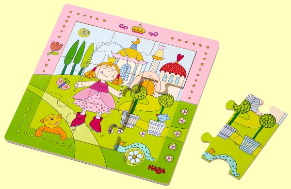 Entdeckerpuzzle Prinzessin Haba 3913 ab 3 Jahre 9 Teile - Normalbild