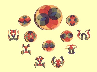 Geometrisches Puzzle Kreis Iris Grimms - Normalbild
