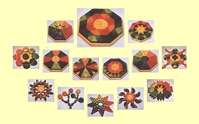 Geometrisches Puzzle Achteck Grimms - Normalbild