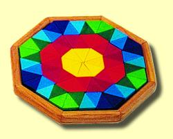 Geometrisches Puzzle Achteck klein Grimms - Normalbild
