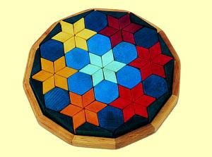 Geometrisches Puzzle Zw�lfeck Sternenhimmel Grimms - Normalbild