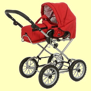 Puppenwagen Kombi rot Brio 24890318 - Normalbild