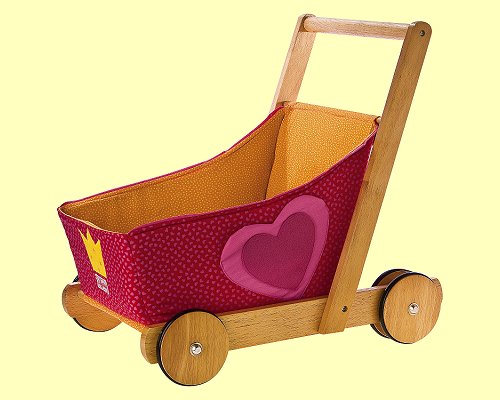 Puppenwagen pink 1Plus Sigikid 37767 - Normalbild