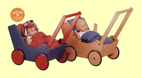 Puppenwagen natur Haba 1624 - Normalbild