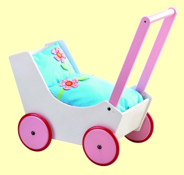 Puppenwagen Blumen Haba 0949 - Normalbild