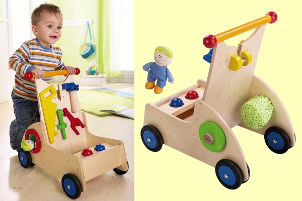 Lauflernwagen Werkel-Zwerg Haba 2667 - Normalbild